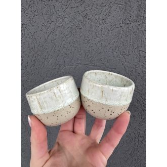 White Crystal cups