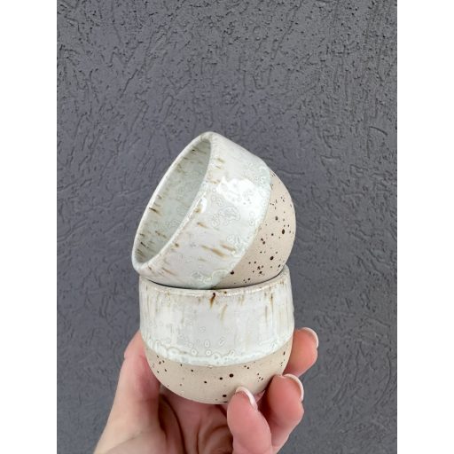 White Crystal cups