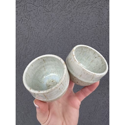 White Crystal cups