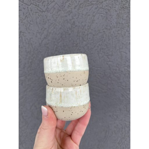 White Crystal cups