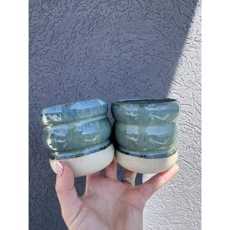 Blue Wavy Mugs