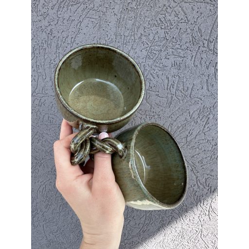 Grey Green Mugs