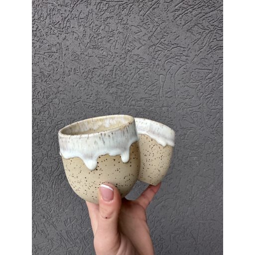 Melted White Mugs