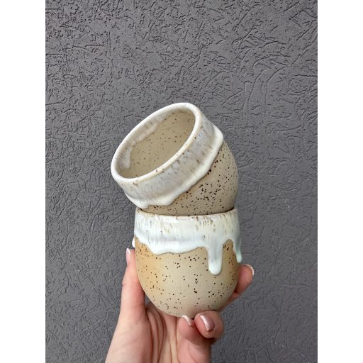 Melted White Mugs