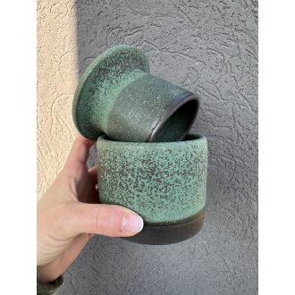 Matte Green Butter Bell Vajtartó