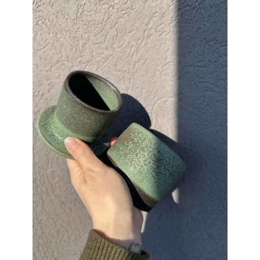 Matte Green Butter Bell Vajtartó