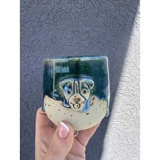 Dog Mug Green
