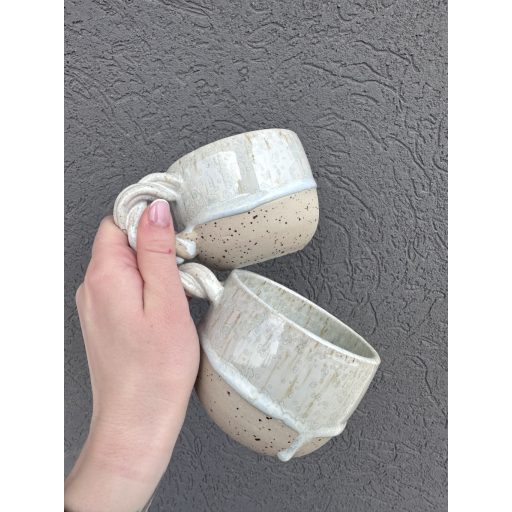 White Crystal mugs