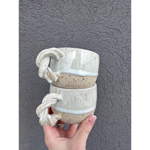 White Crystal mugs