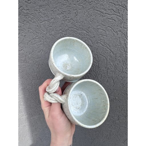 White Crystal mugs