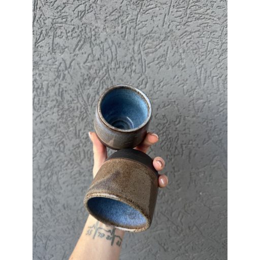 Brown and Blue Mugs