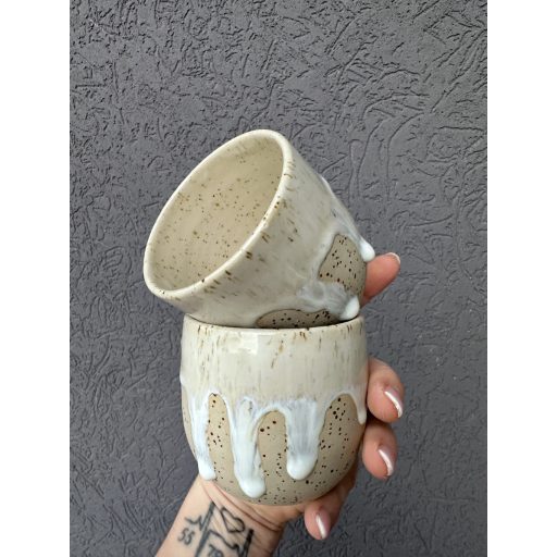 Melted White Mugs
