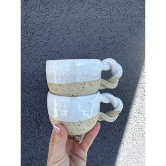 Shiny White Mugs