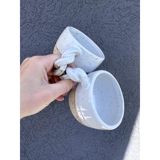 Shiny White Mugs
