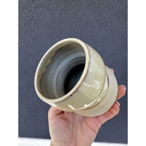 Light Sepia Wavy Mug